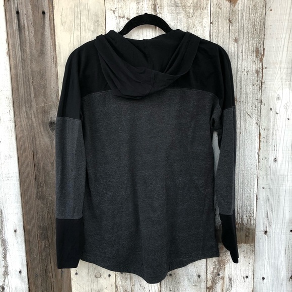 Puma Hoodie Black Thumbhole Ruched Sleeve - Picture 5 of 5